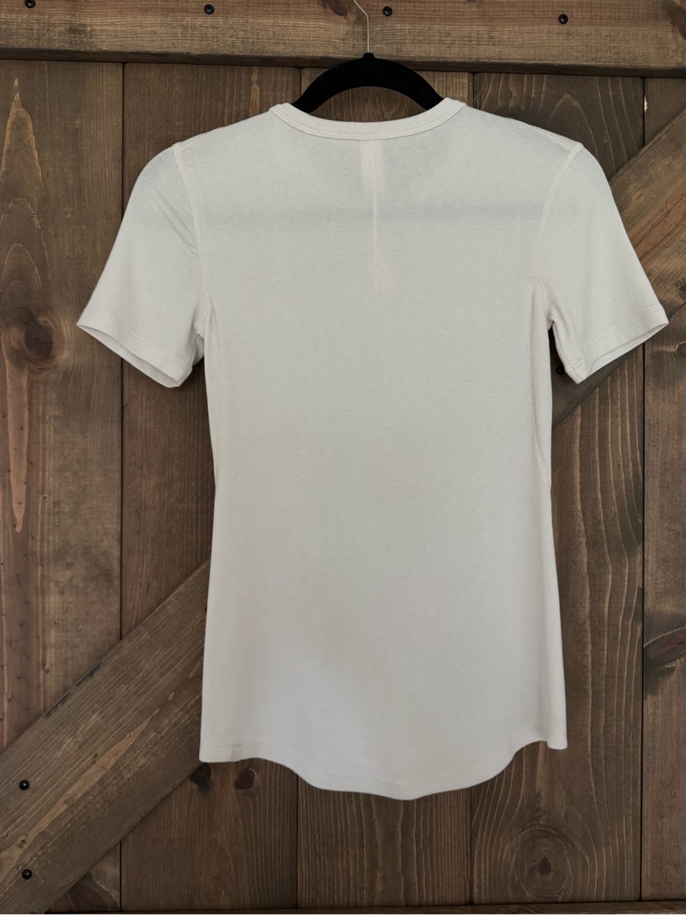 NWOT Lululemon Hold Tight Women’s Crewneck Short Sleeve Tee - White size 4 - Picture 5 of 6